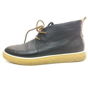 ECCO Exostrike Gore-tex Hiking Boot Crepe Sole Size 36 US 5 Black Leather